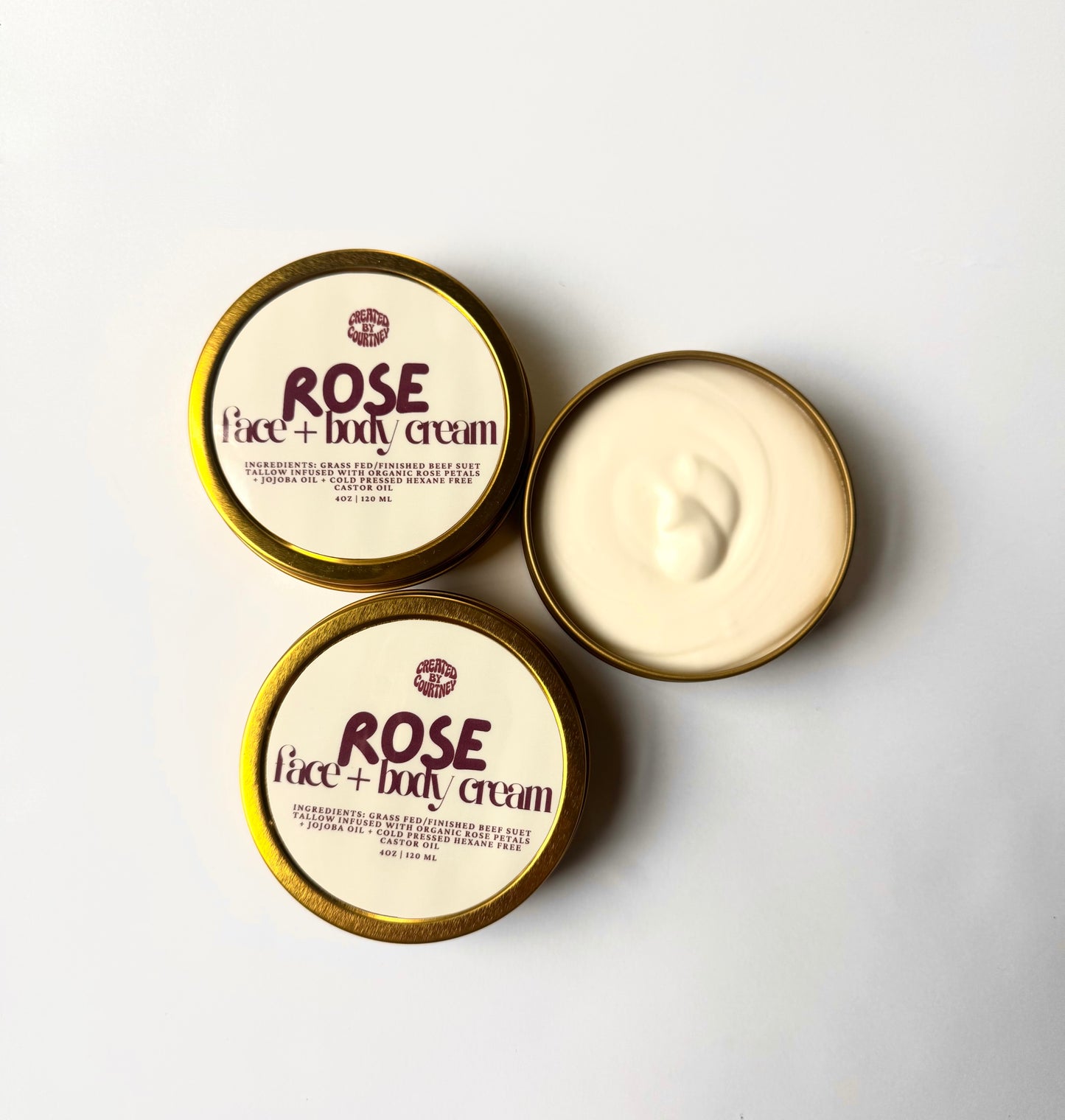 Rose infused face + body cream