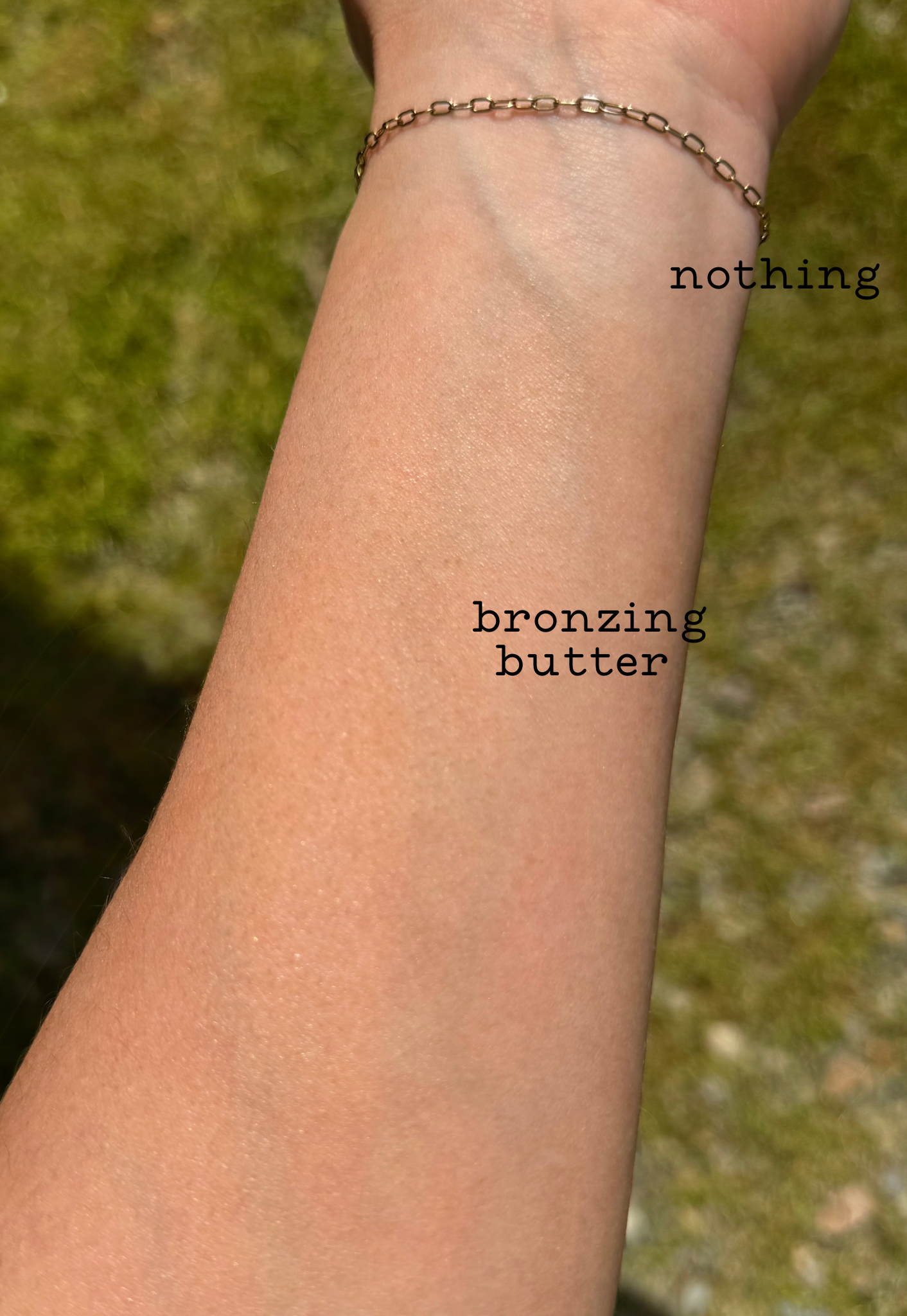 Tallow bronzing butter