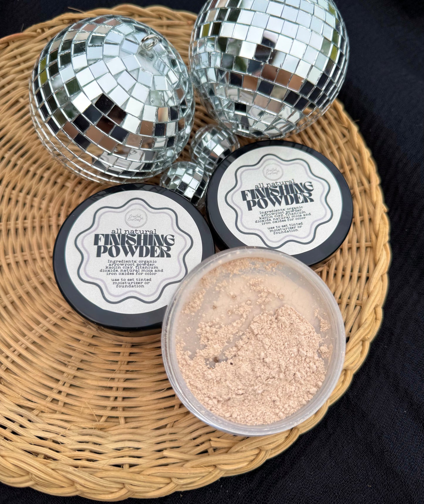 Finishing powder- all natural, talc free