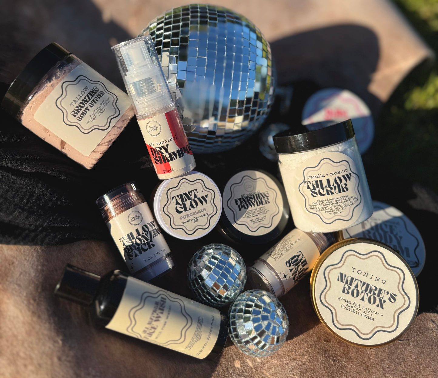 Tallow exfoliating scrub
