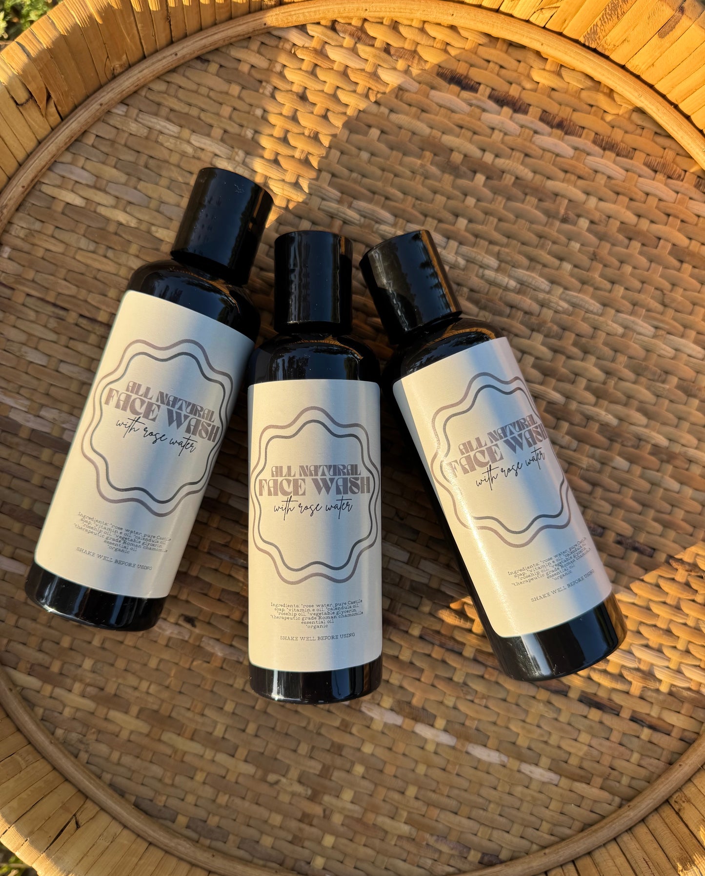 face wash with rose water
