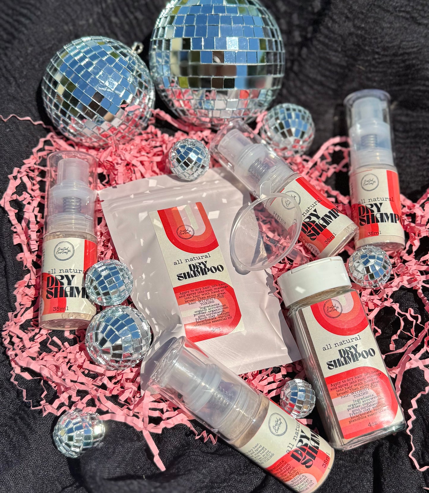 Dry shampoo (powder pump)