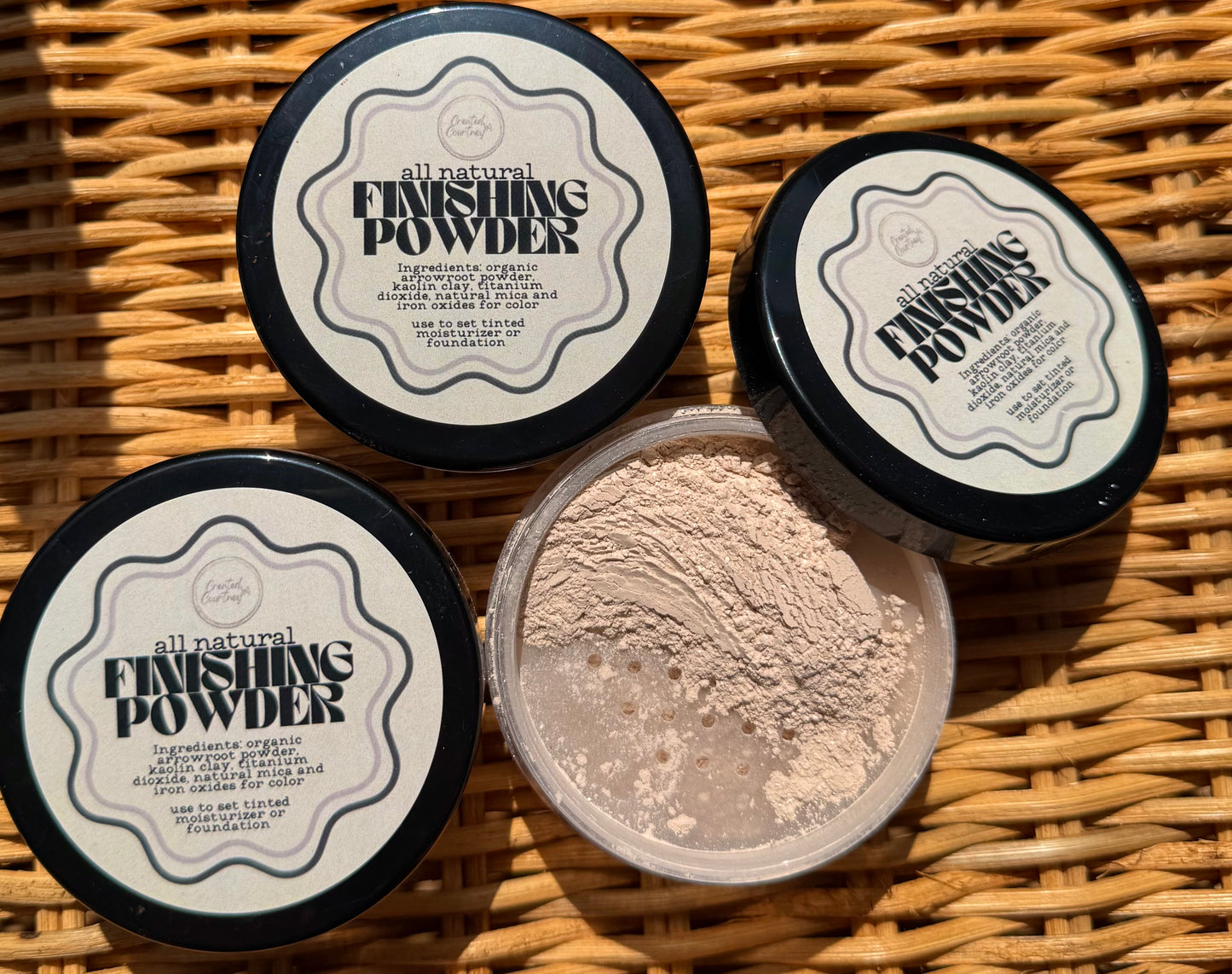 Finishing powder- all natural, talc free