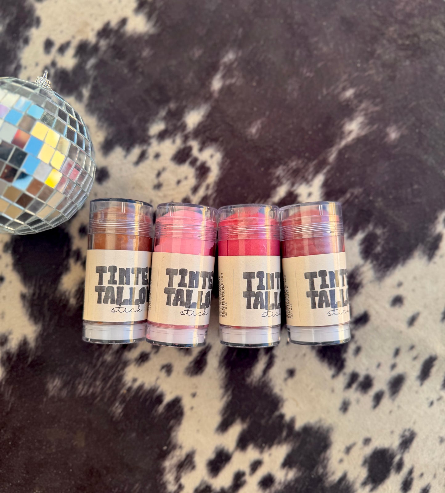 Tinted blush/bronzing sticks