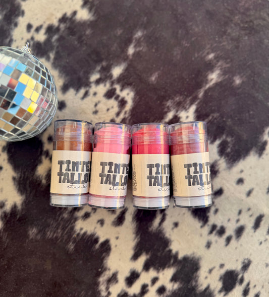 Tinted blush/bronzing sticks