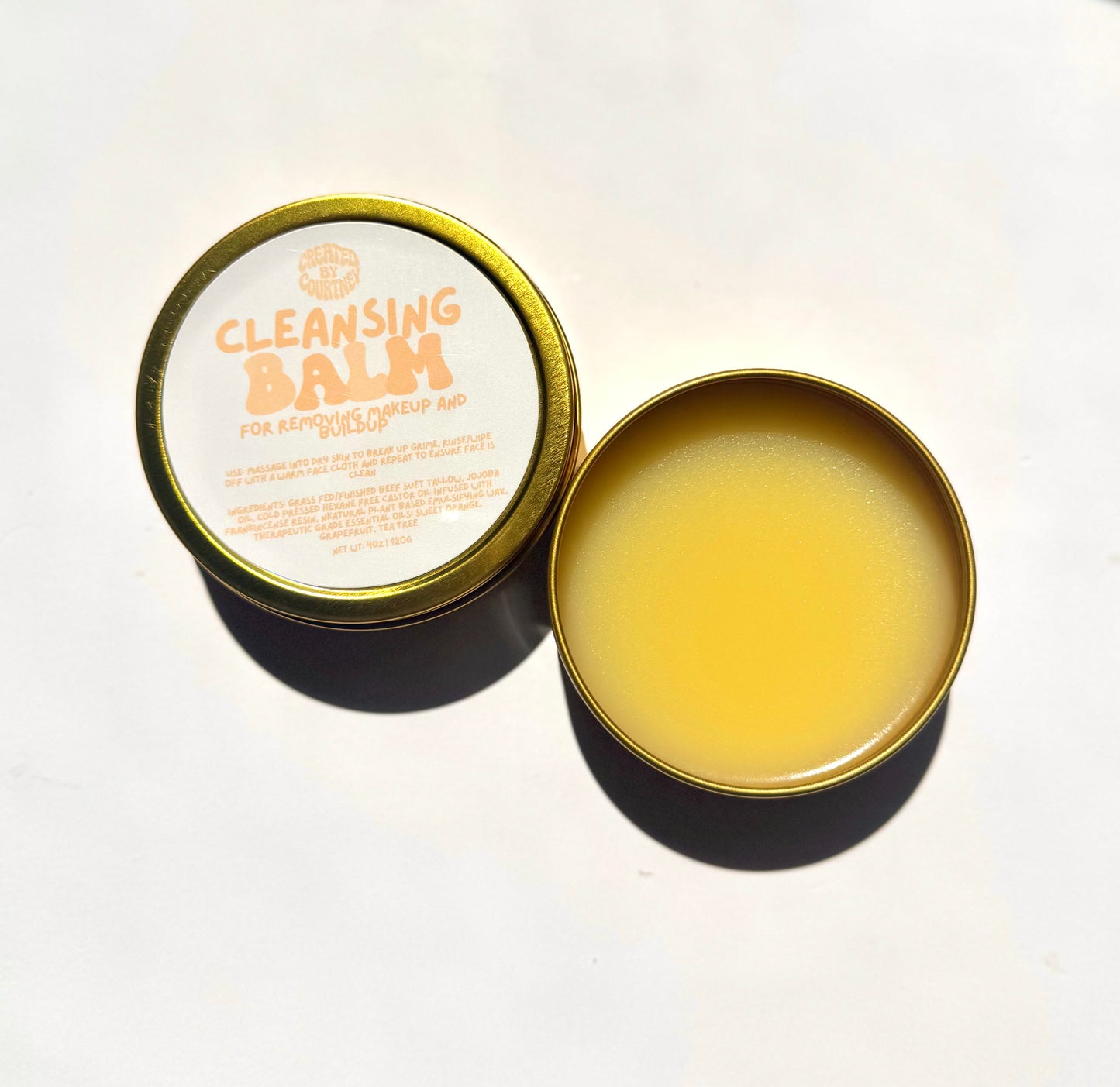 citrus + tea tree cleansing balm