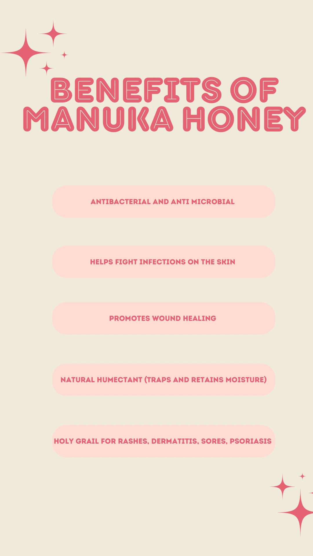 Tallow + manuka honey