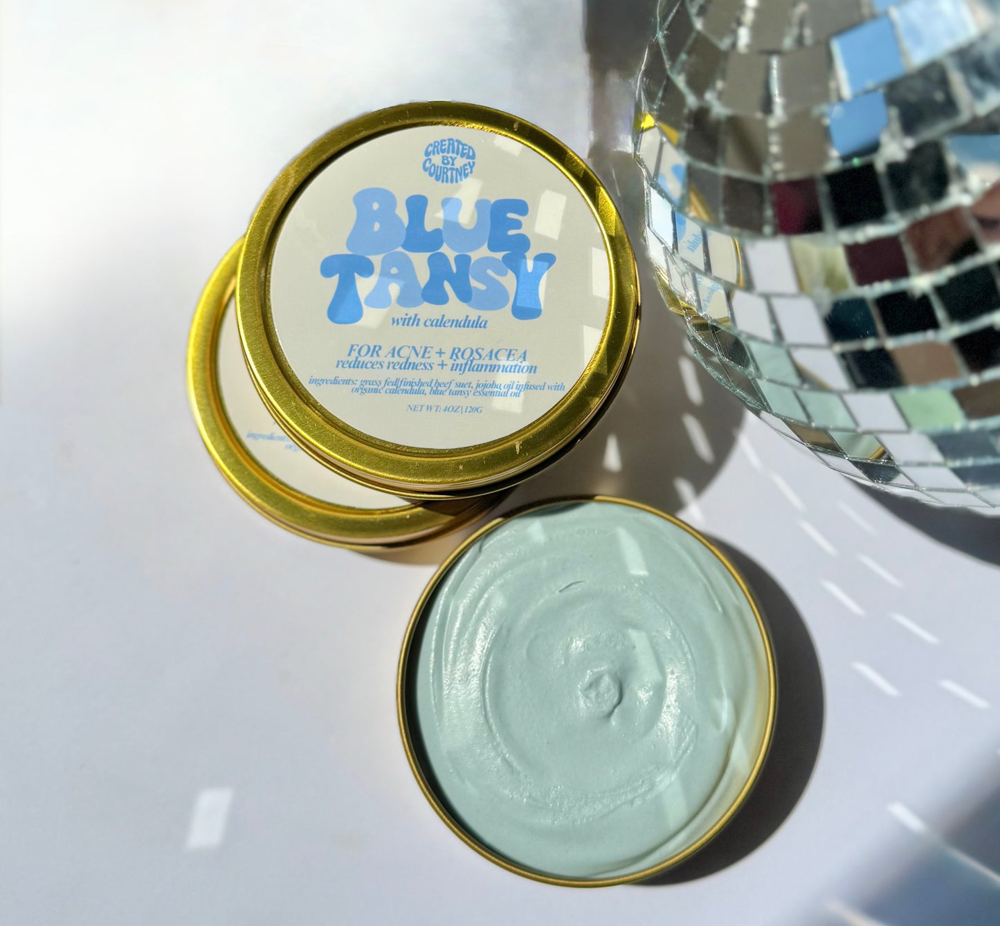 Blue Tansy + Calendula soothing tallow cream