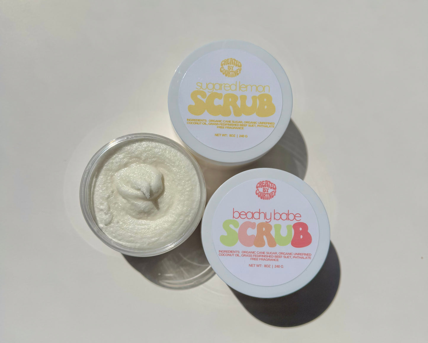 Tallow exfoliating scrub