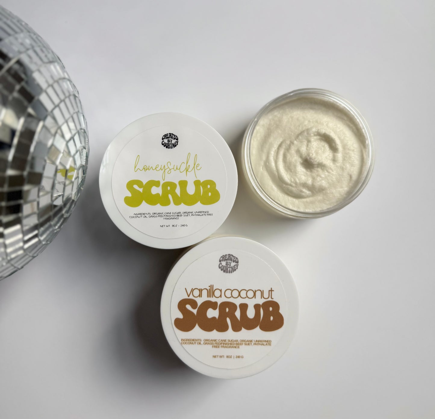 Tallow exfoliating scrub