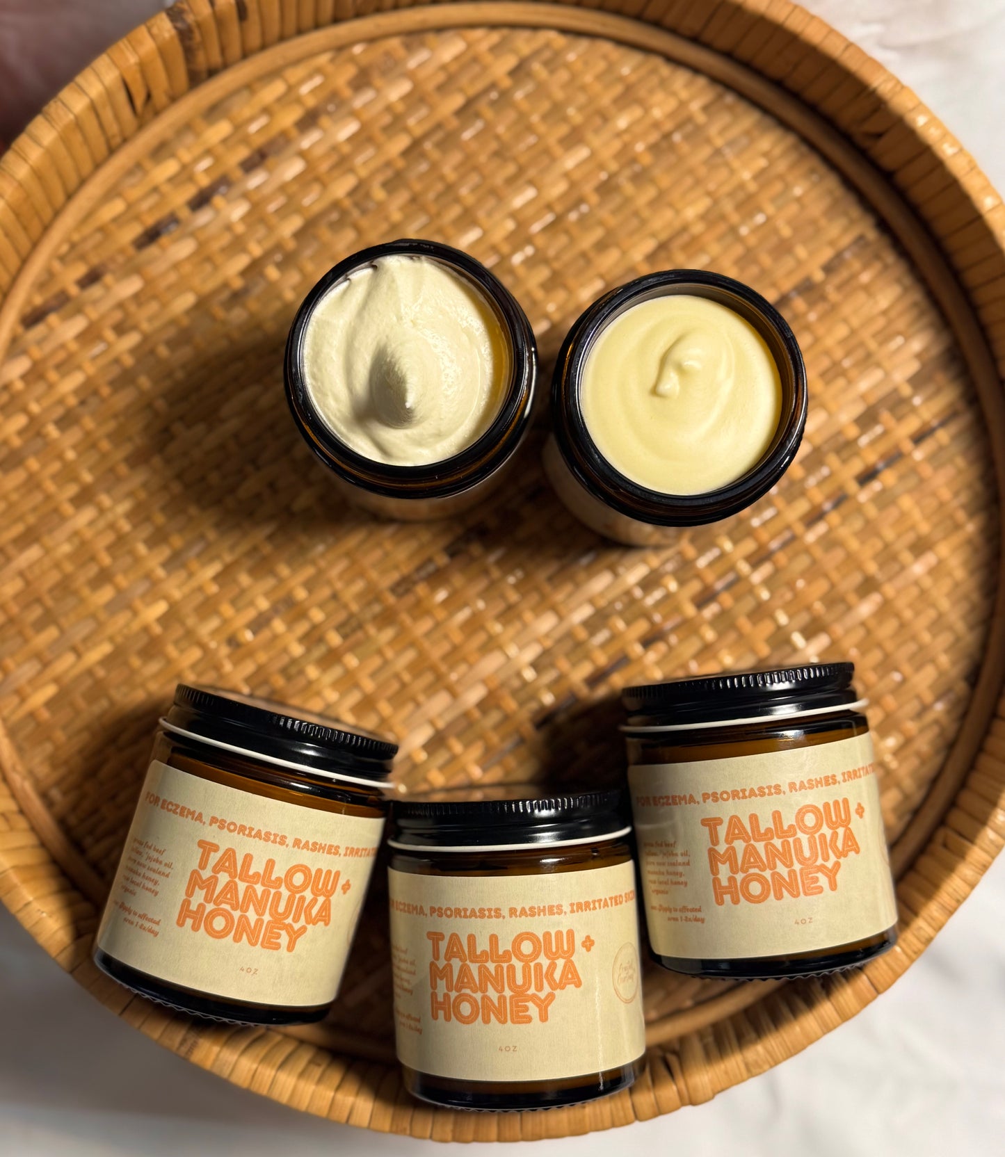 Tallow + manuka honey