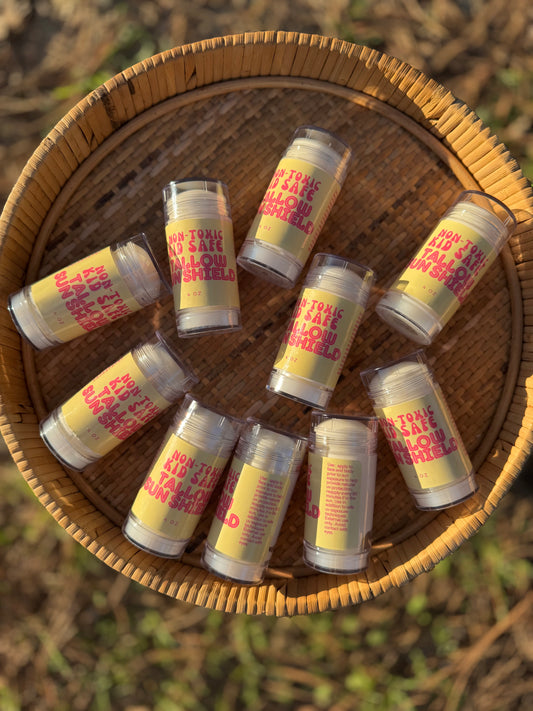 Tallow Sun Shield STICKS- CURRENTLY SOLD OUT, RESTOCKING SOON
