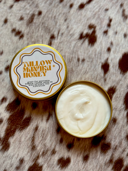 Tallow + manuka honey