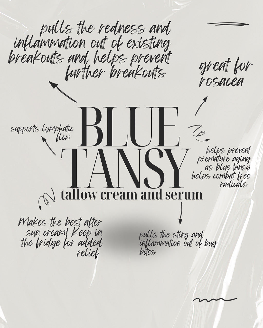 Blue Tansy + Calendula soothing tallow cream
