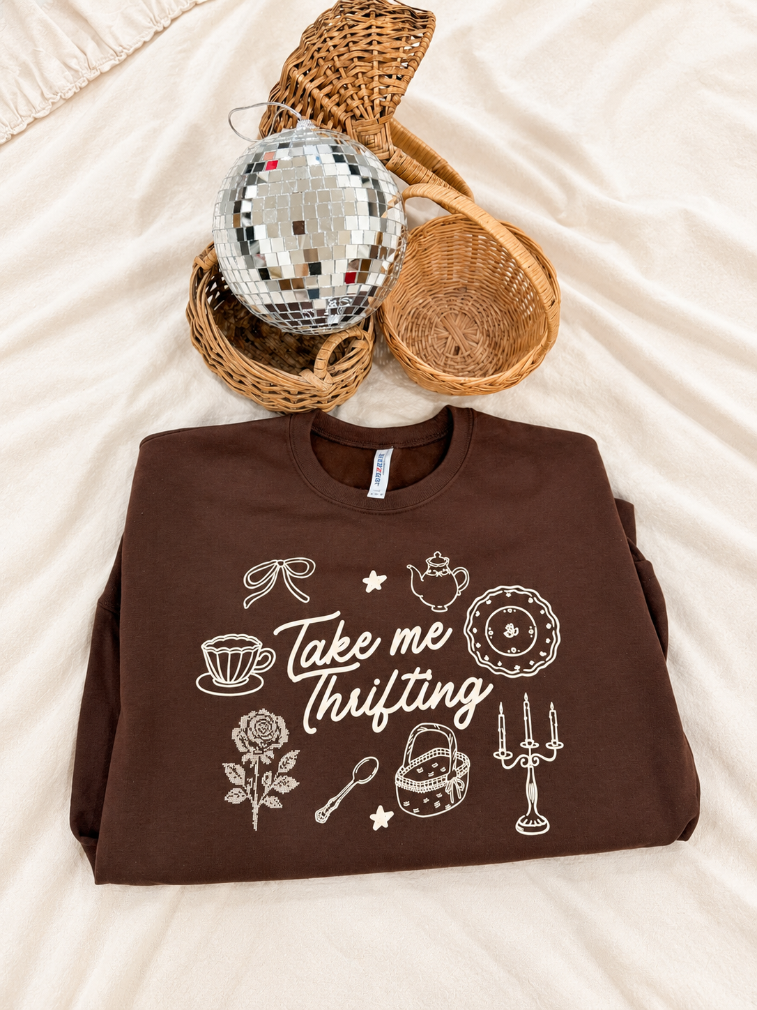 Take me thrifting sweatshirt
